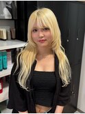 ブロンドエクステ/エクステロング/顔周りレイヤー