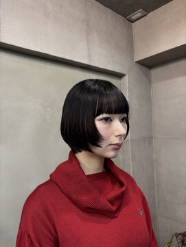 ファビ 渋谷(Fab) くびれヘア/暗めカラー/アプリコットオレンジ/縮毛矯正