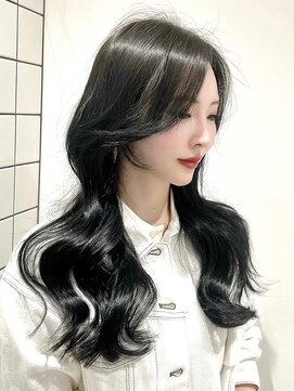 ニトバイアンキシム(nit by ahnkism) 韓国風レイヤーカット顔まわりくびれオルチャン堀江