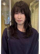 アンフェインド02(UNFEIGNED 02)&nbsp;ミディアムヘア/暗めカラー/グランマッシュ/小顔-/名駅/栄/伏見