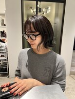 ケリーアン 太田(kelly.un)&nbsp;bob lyer/ olive color/透明感カラ