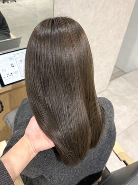 ソルア 上本町(solua) オリーブベージュ / 高濃度水素カラー / 20代 / 30代 / 40代