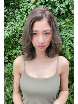 リークフー(Ree cu fuu) 小顔春カットふんわりレイヤー大人可愛い透明感カラー