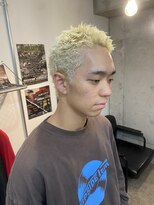 グッドプレイスアンドシング(Good Place&thing)&nbsp;メンズカットイージーパーマイージードリルスパイキーショート