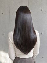MUTE 縮毛矯正  たまプラーザ店【7/1 OPEN(予定)】&nbsp;大人女性/ロングレイヤー/アッシュブラウン/髪質改善