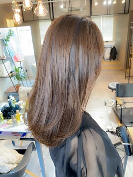 美容室 ツリー(Tree) ノンブローでおさまる大人スタイル　Tree hairsalon  本厚木