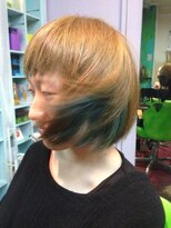 ピエスデシュブー(piece des cheveux)&nbsp;グリーンアッシュボブ