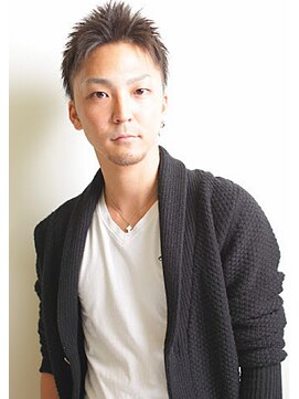 ソワン ドゥ ブレス 立花店(soin de brace) ビジネス無造作ショート/刈り上げセンターパート