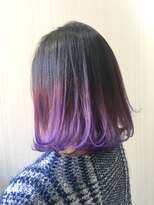 トムキャット(TOM CAT) 冬のブリーチ グラデーションカラー パープル ラベンダー