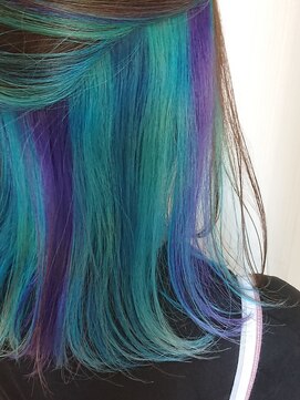 ヴィオラ 秋葉原(Viola) インナーユニコーン カラーバターブルー×パープル×みずいろ