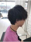 シークレットツイストパーマ×マッシュウルフ×WHITE出原