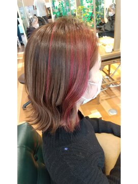 ルッカランス 王子店(Lucca Lance) 2月　バングカラー＆インナーカラー