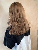 ルチア ヘア ステラ 京都店(Lucia hair stella) ミルクティーベージュ/大人巻き