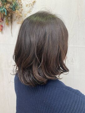 プランタン(Printemps) 韓国ウェーブ立体感ふわふわボブ×20代30代小顔スタイル