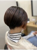 襟足刈り上げショート
