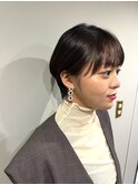前髪あり▲大人ショートボブ 20代30代40代 UiiC 梅田
