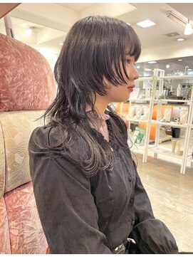 モリオ フロム ロンドン 大宮2号店(morio from London) 【高椋】黒髪×ロングウルフ