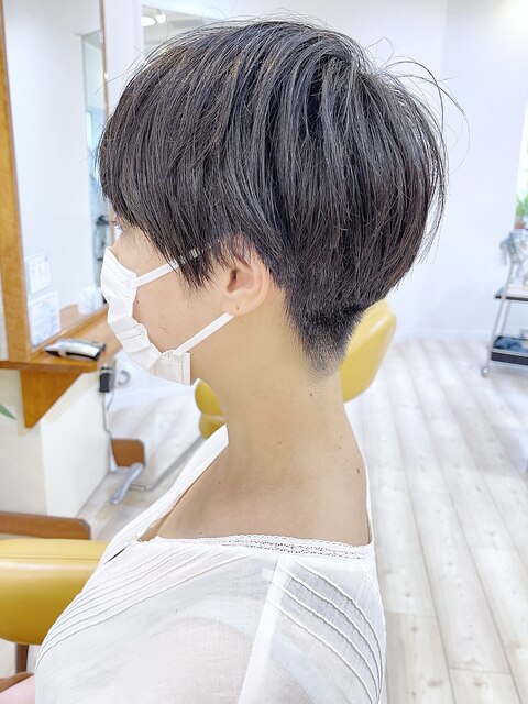 【morio成増/児玉】刈り上げショート　黒髪