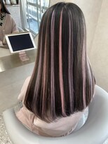 ラルムバイシー 新宿(LARME by Sea)&nbsp;エクステでつくるデザインカラー/ハイライト【シールエクステ】