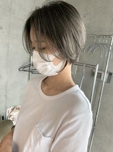 《*透明感とくすみが手に入るグレージュカラー*》髪の赤みを消してくれるブリーチダブルカラー！