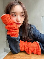 メーヴェ(Mowen)&nbsp;mowen×外ハネミディアム×ラフウェーブ×ブロンドカラー