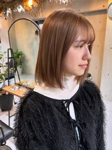  【ハイトーンをダメージレスで理想に】こだわりのケアブリーチとカラー剤を使って作る理想のカラー☆