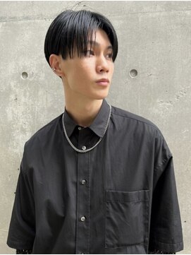 メンズ ファイブバイジエクト 堀江(FIVE by The Ect) メンズカット×韓国風×ダウンパーマ