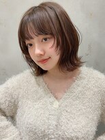 ロンド エスポワール 錦糸町(Lond espoir)&nbsp;【北澤華】オリーブベージュウェットヘアボブ/縮毛矯正