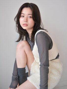 テトテ 三宮店(Tetote) 【tetote三宮】ナチュラルワンレンスタイル/黒髪