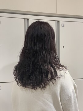 アッシュ 宮前平店(Ash) ウェーブヘア×バイオレットブラウン