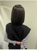 艶カラー×美髪ストレート
