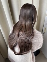 ココルアナ(coco luana)&nbsp;レイヤーカット/韓国/ベージュカラー/髪質改善