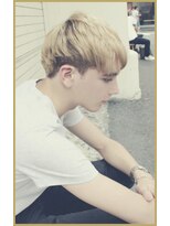 ジジバイワースホワイル(jiji by WORTH WHILE)&nbsp;アッシュブラックウルフマッシュパーマハイライト波巻きショート