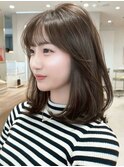 ＊アッシュブラウンレイヤーカットロブ＊美髪【Zina京都河原町】