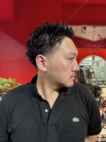 メリケンバーバーショップ トーキョー(MERICAN BARBERSHOP TYO)&nbsp;スパイキーショート/スペインカール/アップバング【嶋壽】281