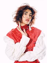 カバーヘア ブリス 志木南口駅前店(COVER HAIR bliss)&nbsp;ミルクティーピンク外国人風ハッシュボブパーマtk1志木