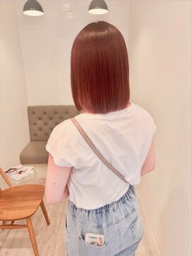 ラヴィズム 長岡店(LUVISM) ◎ダブルカラー韓国ヘアー顔周りレイヤーおくれ毛ボブ長岡/宮関