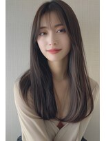 ルアナ(Luana)&nbsp;韓国風顔まわりレイヤースタイル