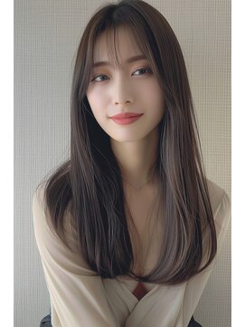 ルアナ(Luana) 韓国風顔まわりレイヤースタイル