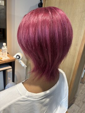 ジャストビューティ ルフレ 金沢八景店(Just Beauty Rufure) ブリーチカラー/ピンクカラー/ハイブリーチ/ウルフ