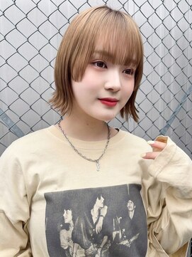 ボブ/姫カット/ダブルカラー/顔周り/小顔/レイヤー