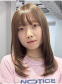 韓国風レイヤーカット髪質改善ダブルカラーハッシュカット