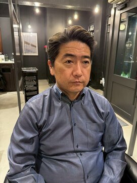 ザマンニューヨーク 代官山店(THE MAN NewYork) MEN’S HAIR/サーフカール/刈り上げセンターパート/代官山