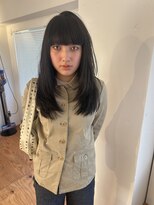 ギャザー 豊橋(Gather) 重めでも動くミディアムレイヤースタイル