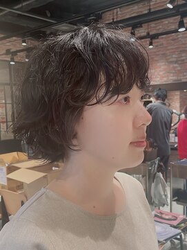 オーガニック アトリエ 大宮(organic+atelier) 秋色◎大人可愛いミニボブパーマショートボブくせ毛風小顔ヘア
