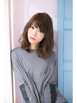 ヘアーアンドファッションシオミエイチ (hair&fashion shiomi H) オリーブカラー/寒色系カラー