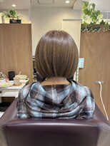 エル バイ ファースト(L by first)&nbsp;【L by first】明るい白髪染めでミルクティーベージュ