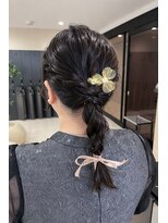 クララ ヒロシマ(CLALA Hiroshima)&nbsp;ヘアセット/編みおろし/ロープ編み