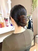 ジェミータ 横浜&nbsp;下目つるんシニヨン【横浜/ヘアセット/結婚式】