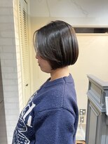 アイスバーグ ウェスト 清澄白河(eyesburg W/est)&nbsp;透明感暗髪/切りっぱなしボブ/ボブ/20代/30代